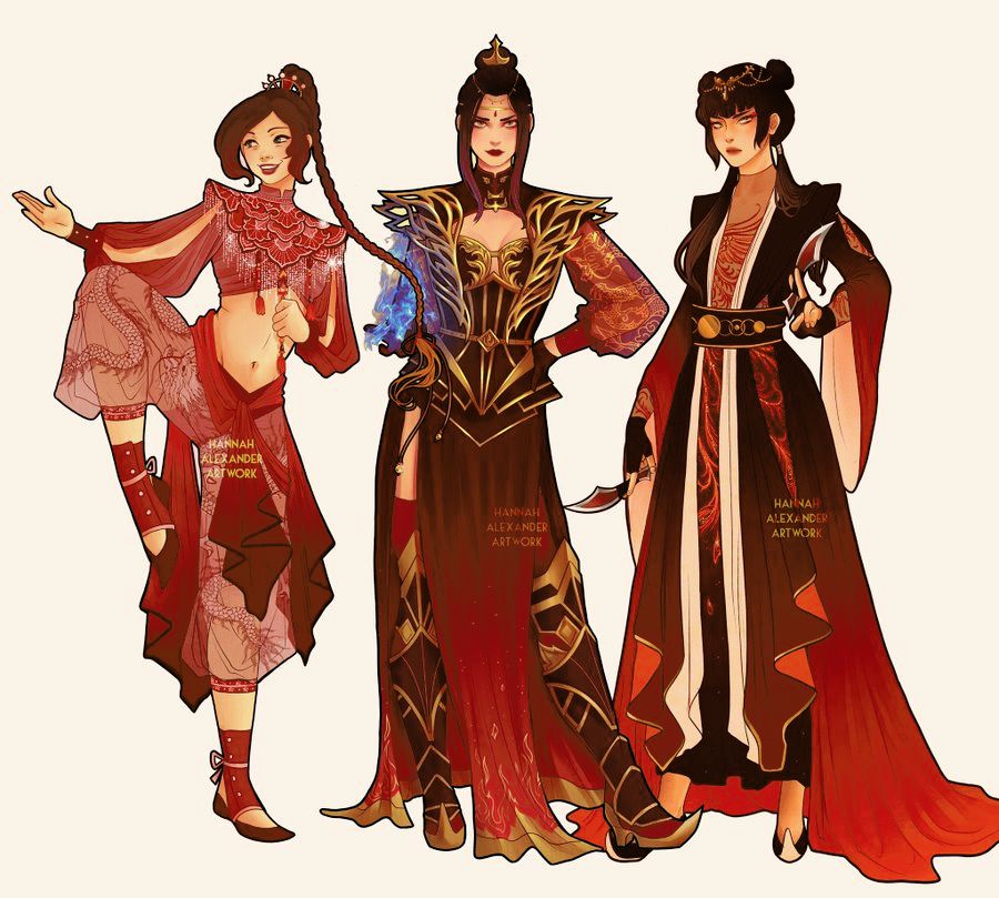 Ty Lee, Azula and Mai by @HannahArtwork | Scrolller