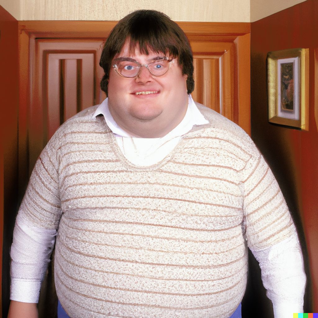 Ultra realistic still photo of Peter Griffin from the movie "The