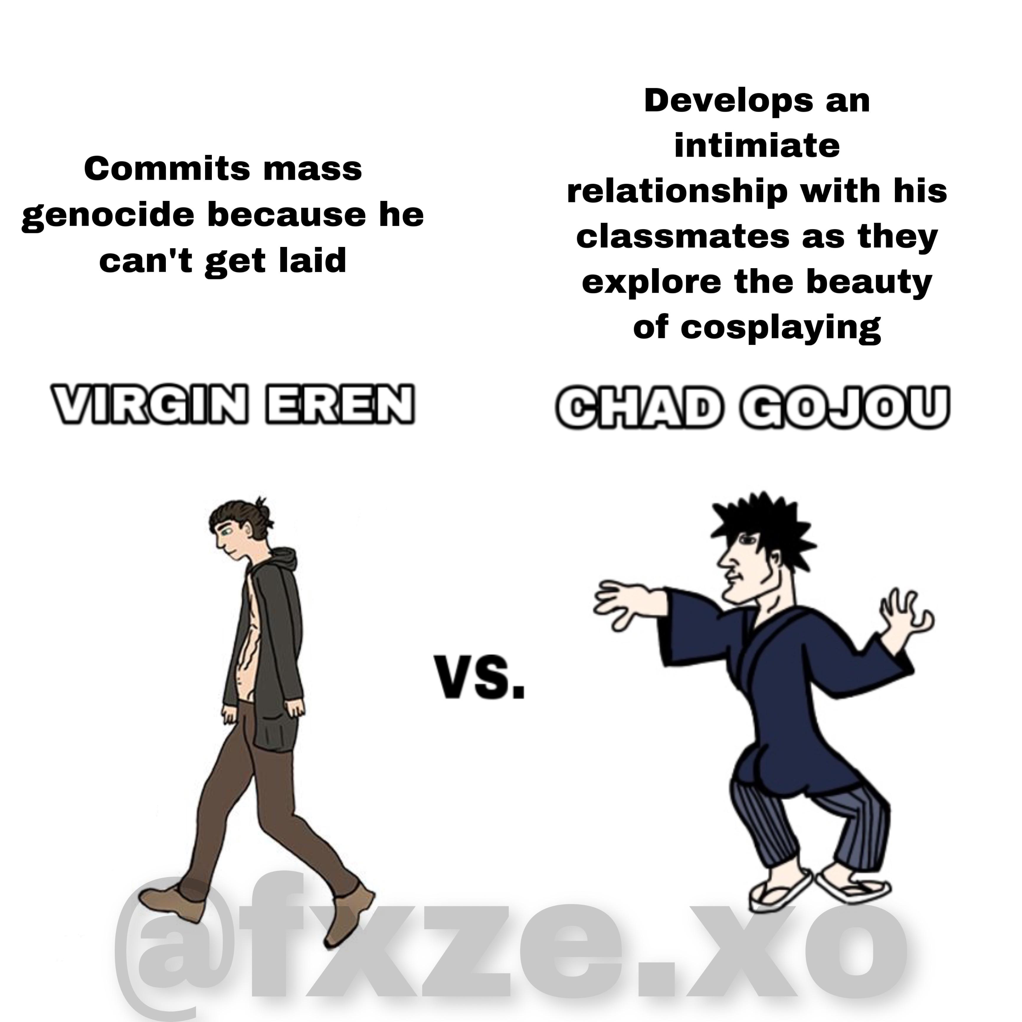 Virgin v Chad meme I made | Scrolller