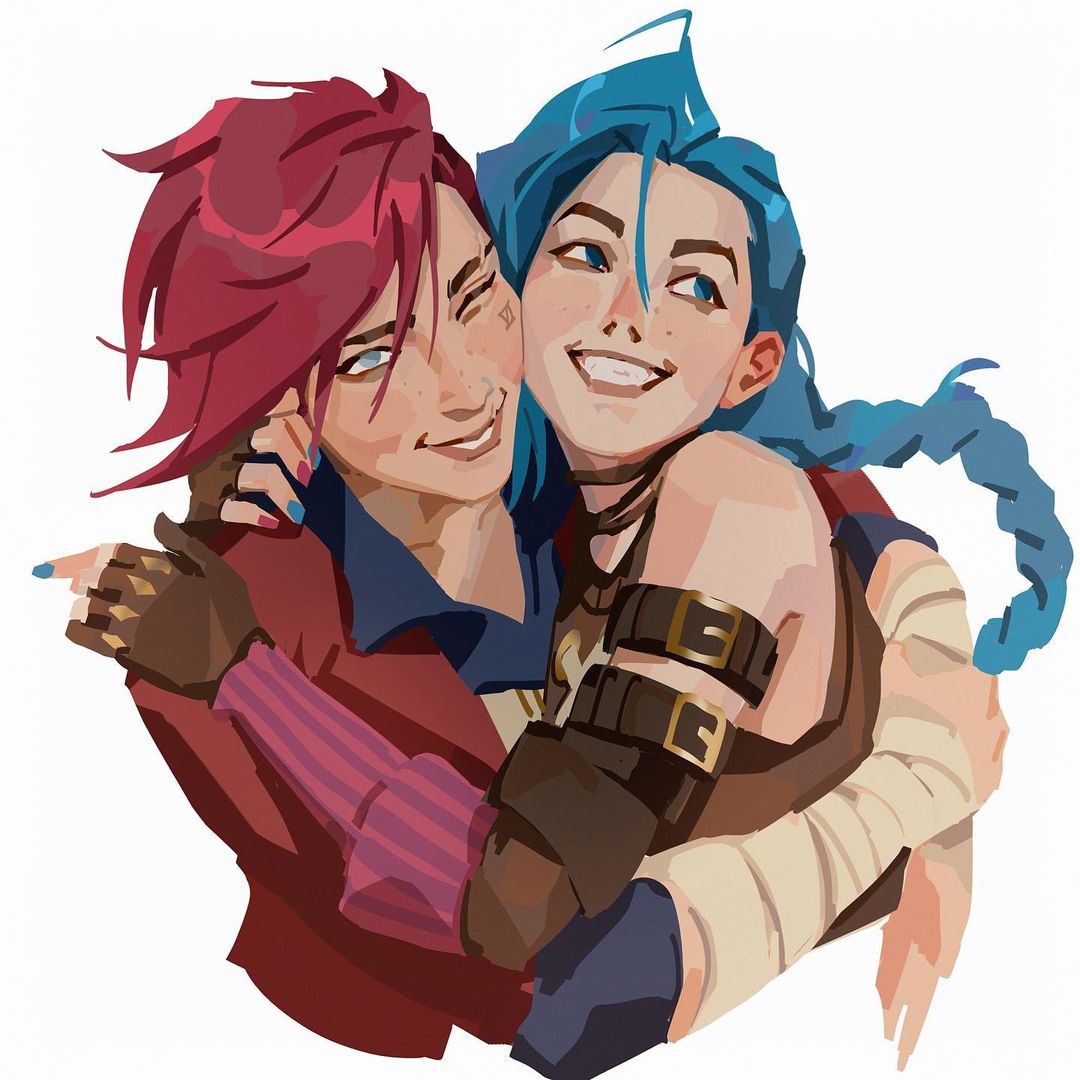 Wholesome Vi And Jinx Fanart Made By Mayexplode Scrolller 8086