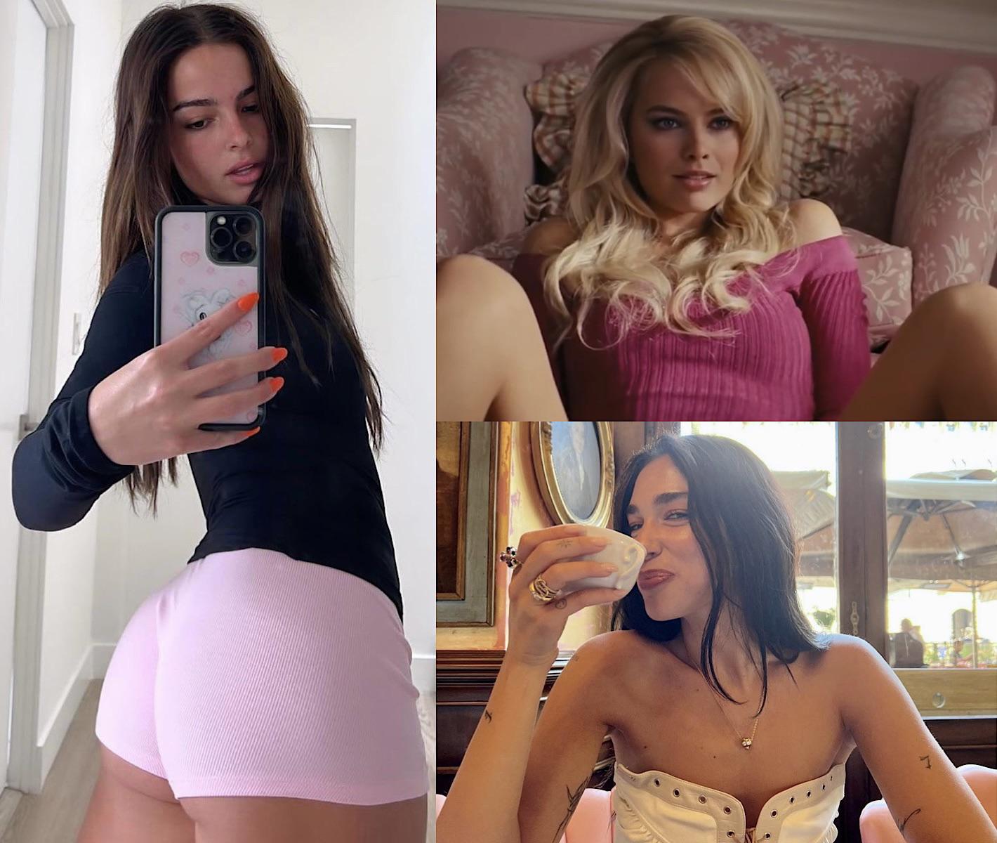 Would you rather have Addison Rae grind you til you cum, eat Margot Robbie  out or have Dua Lipa tease you with her feet under the table all dinner? |  Scrolller