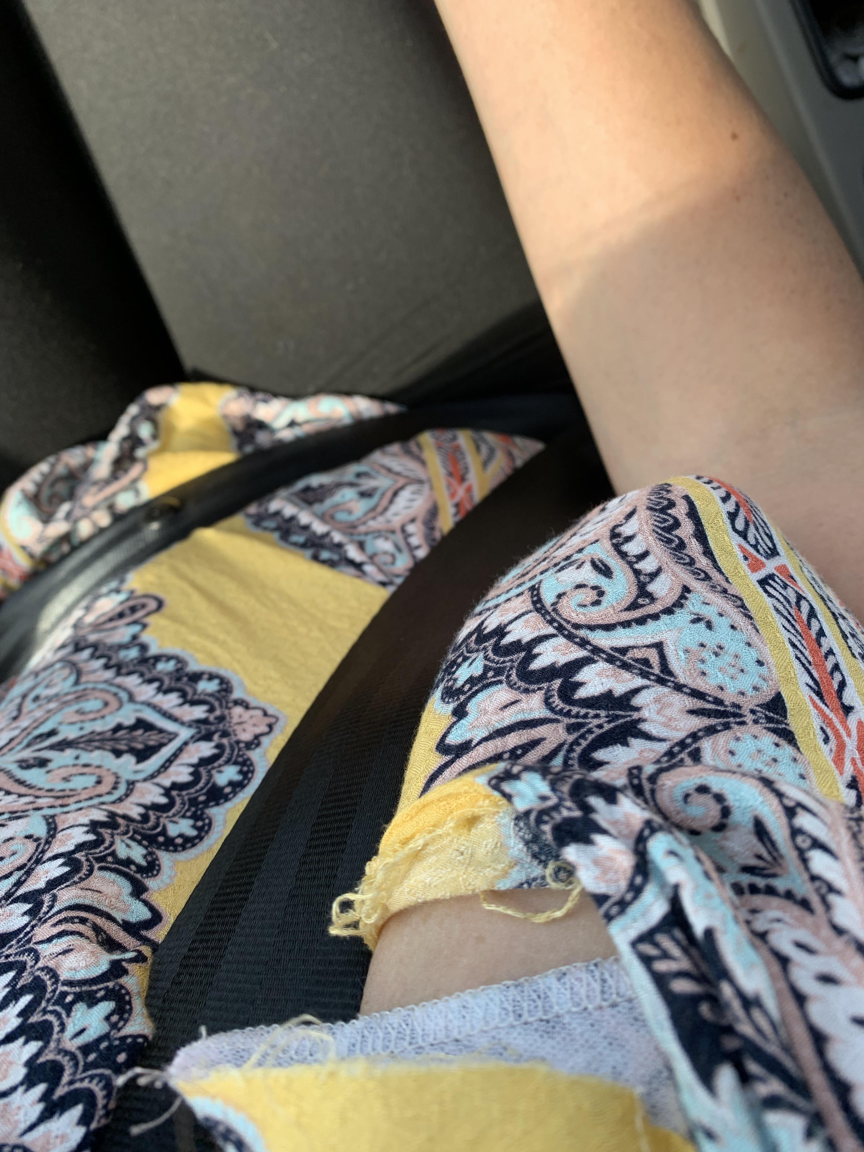 Yes I’m braless belted in my car | Scrolller