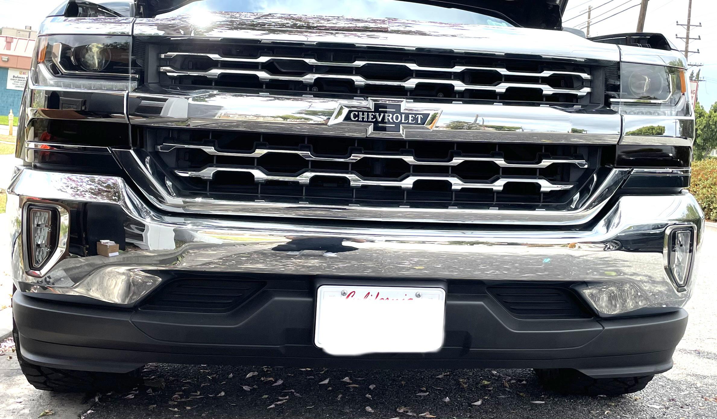 2018 Silverado LT with LTZ grille upgrade & Centennial Bow ties. Amber ...