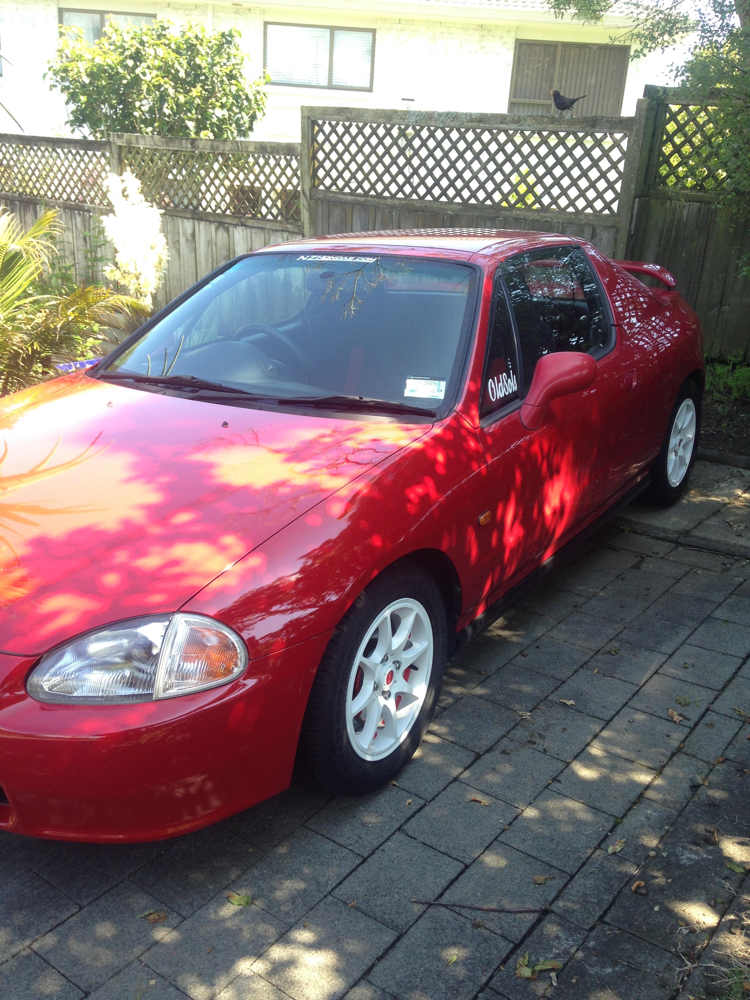 33,000 miles Del Sol gets new rims | Scrolller