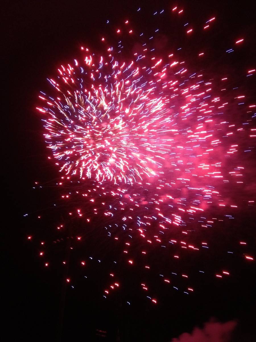 4th of July fireworks in Palm Springs. Happy convention brothers