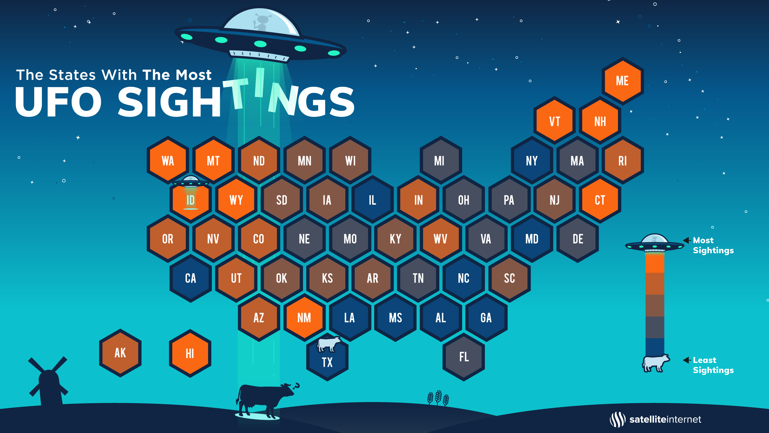 a-map-depiction-of-us-states-that-have-the-most-ufo-sightings-scrolller