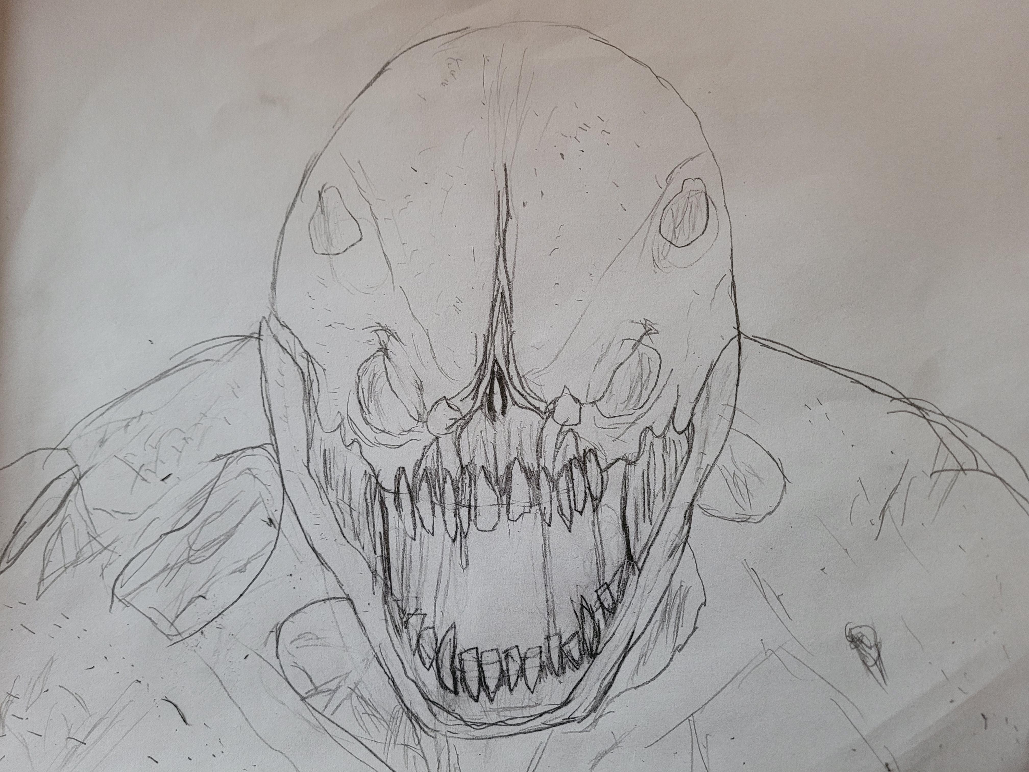 A rough sketch of the hell knight | Scrolller