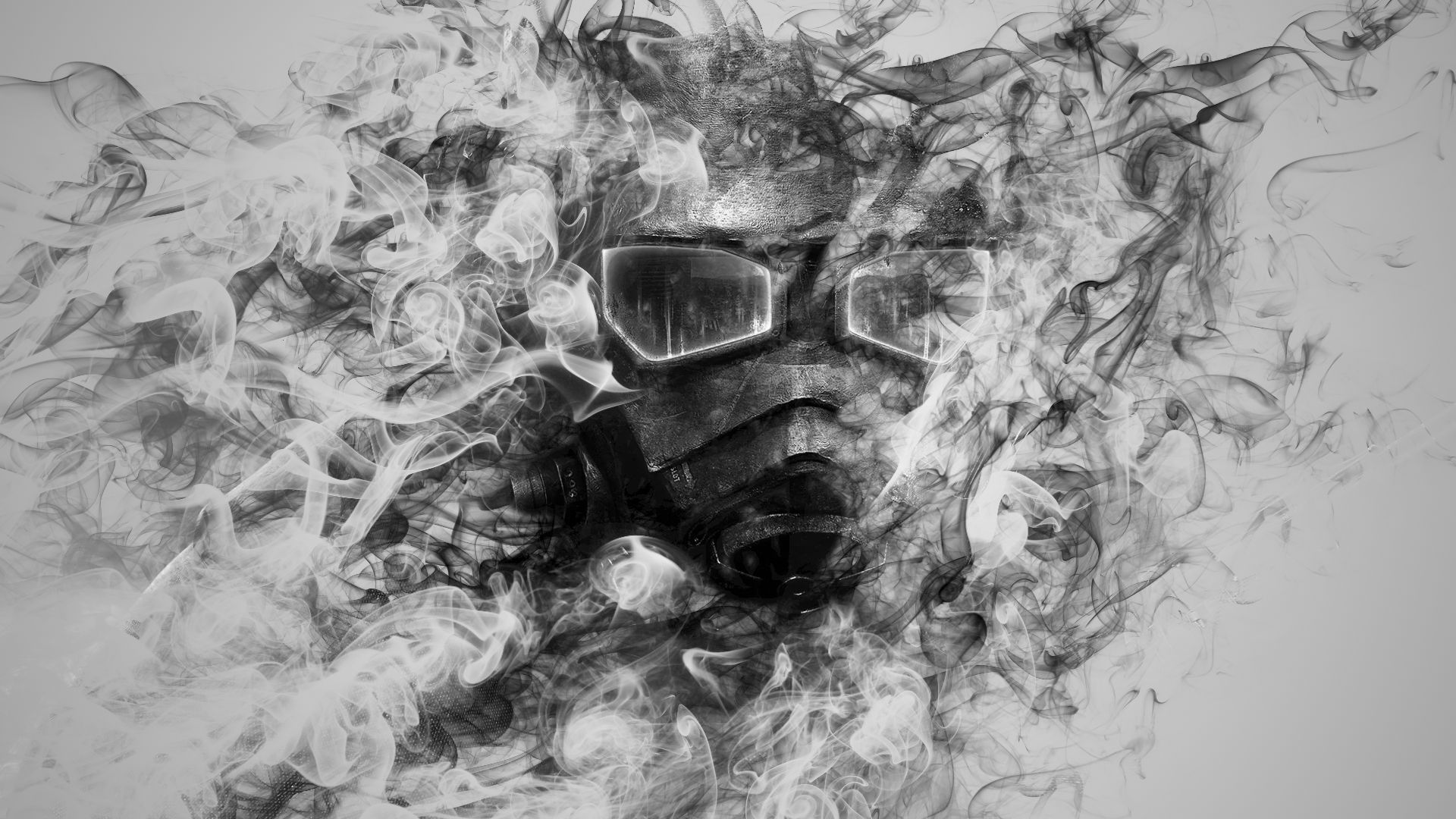 A smoke effect test using GIMP Scrolller