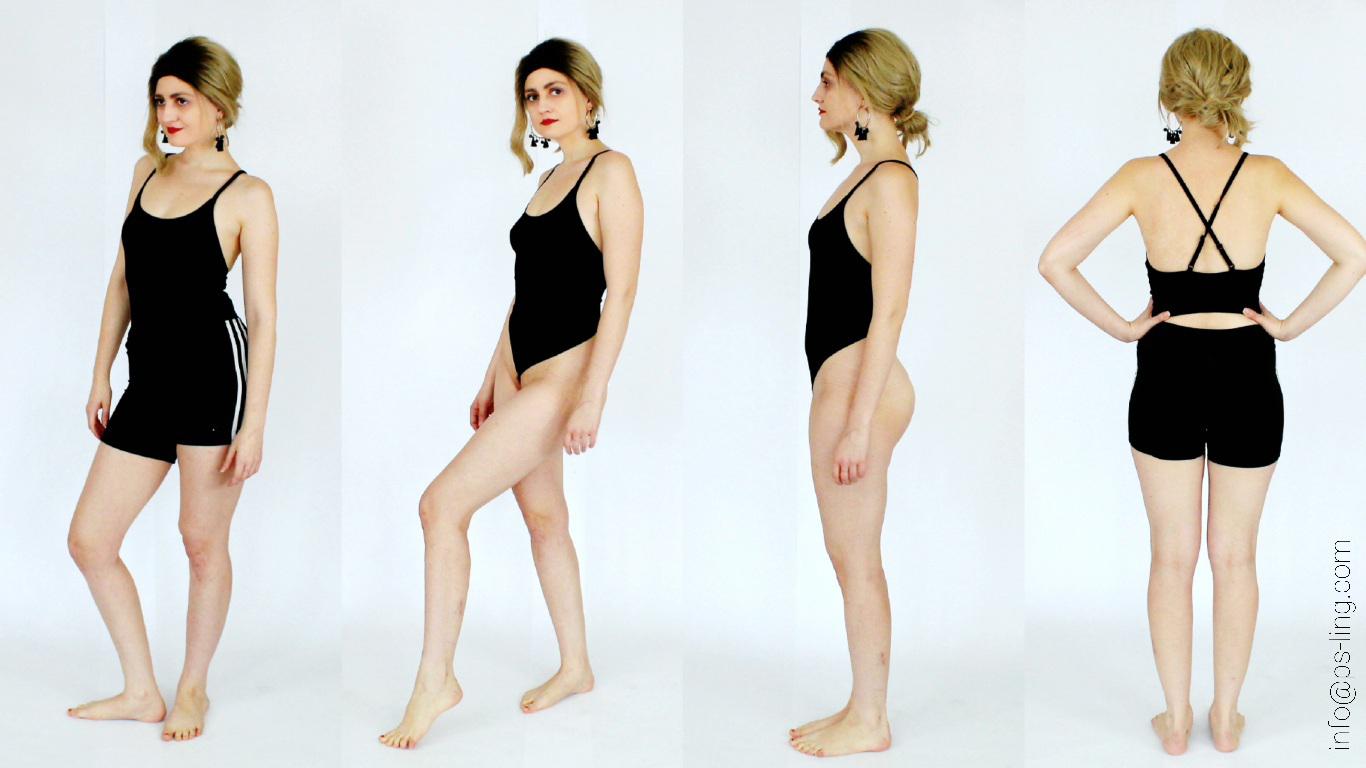 AA leotard turns many head even if worn with shorts or jeans looks