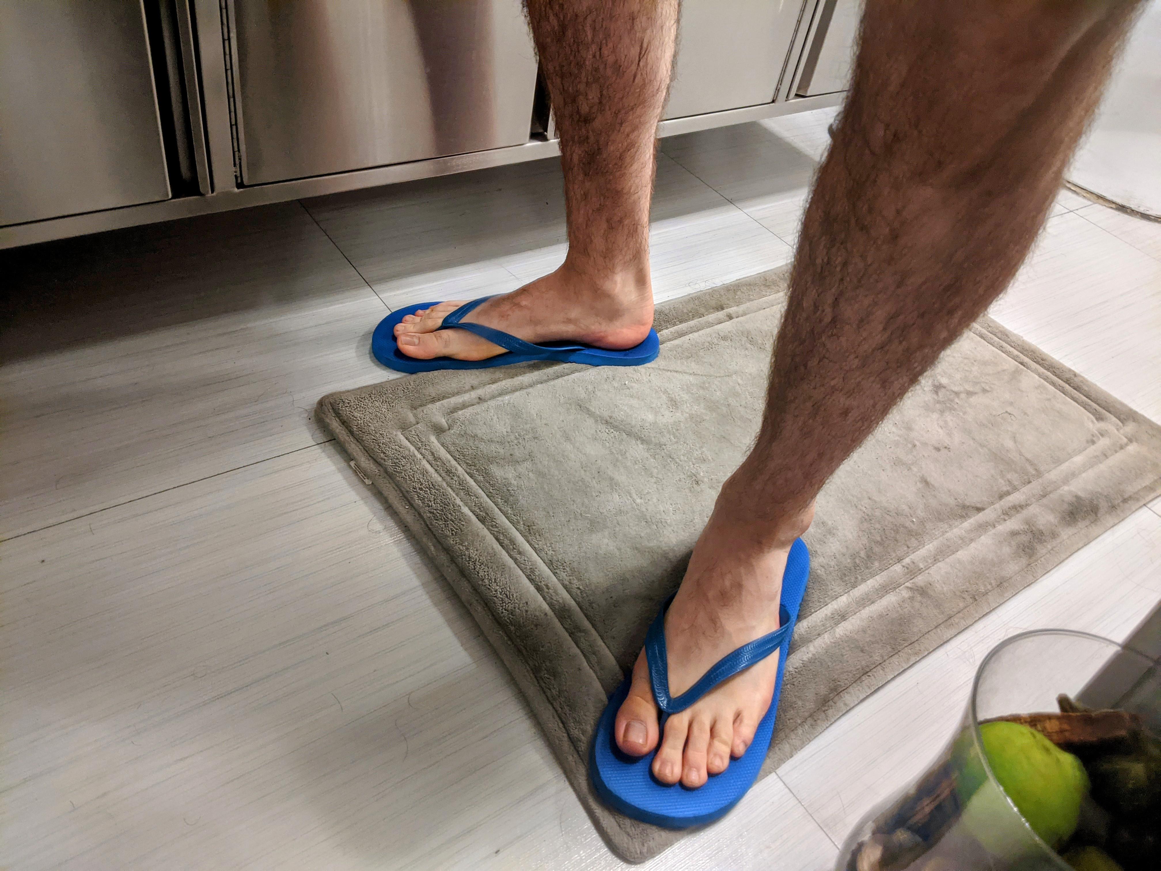 About to jump in the shower Scrolller