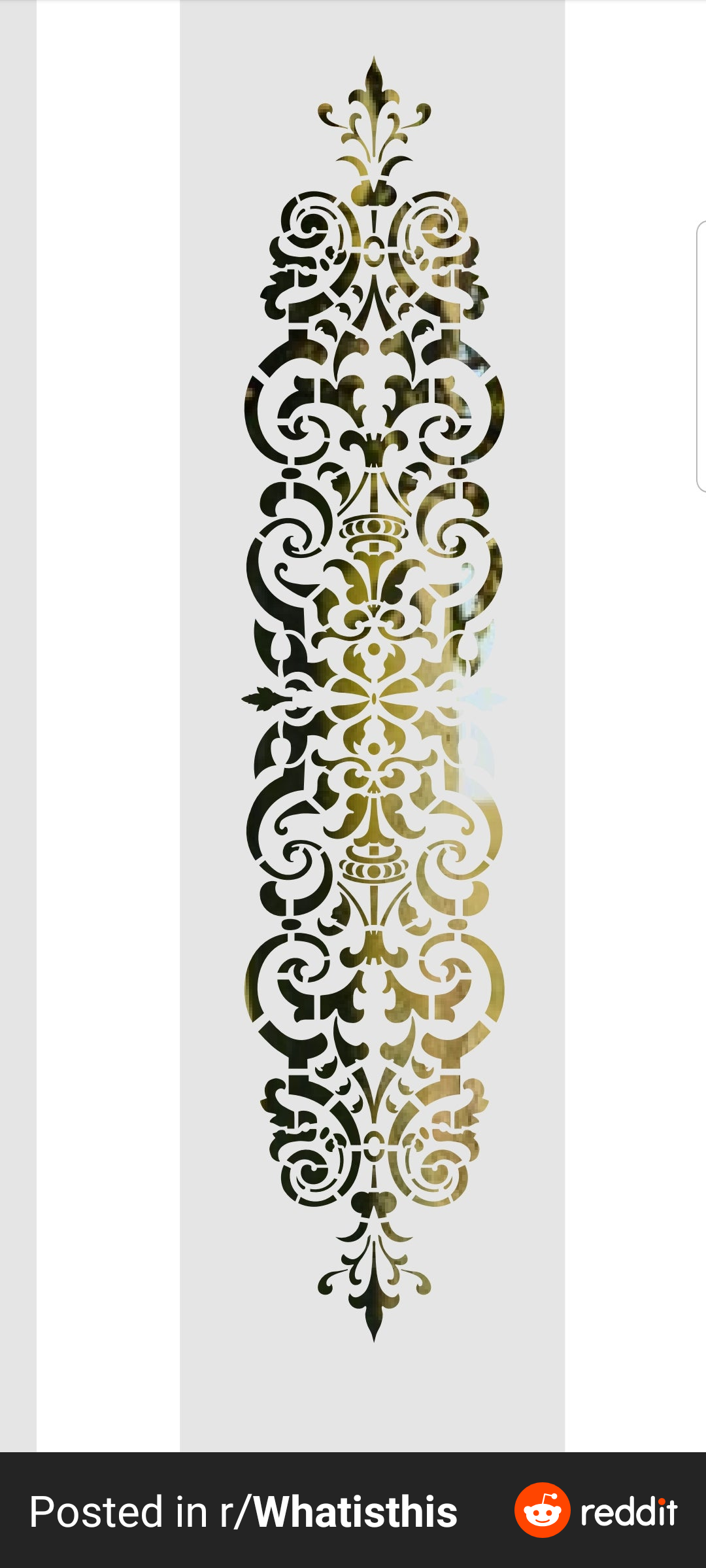 Acid etched door design name? Scrolller