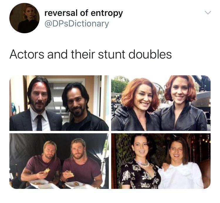 Actors and their Stunt Doubles | Scrolller