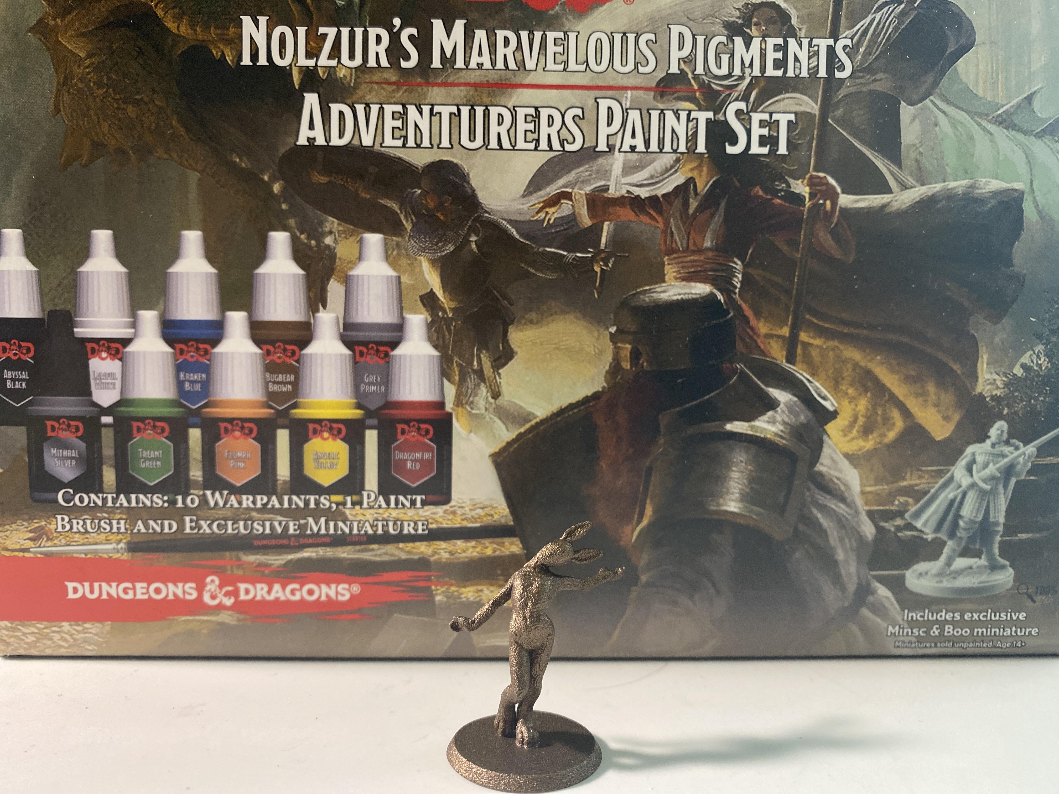 Advice on painting metal miniatures considering its grainy texture