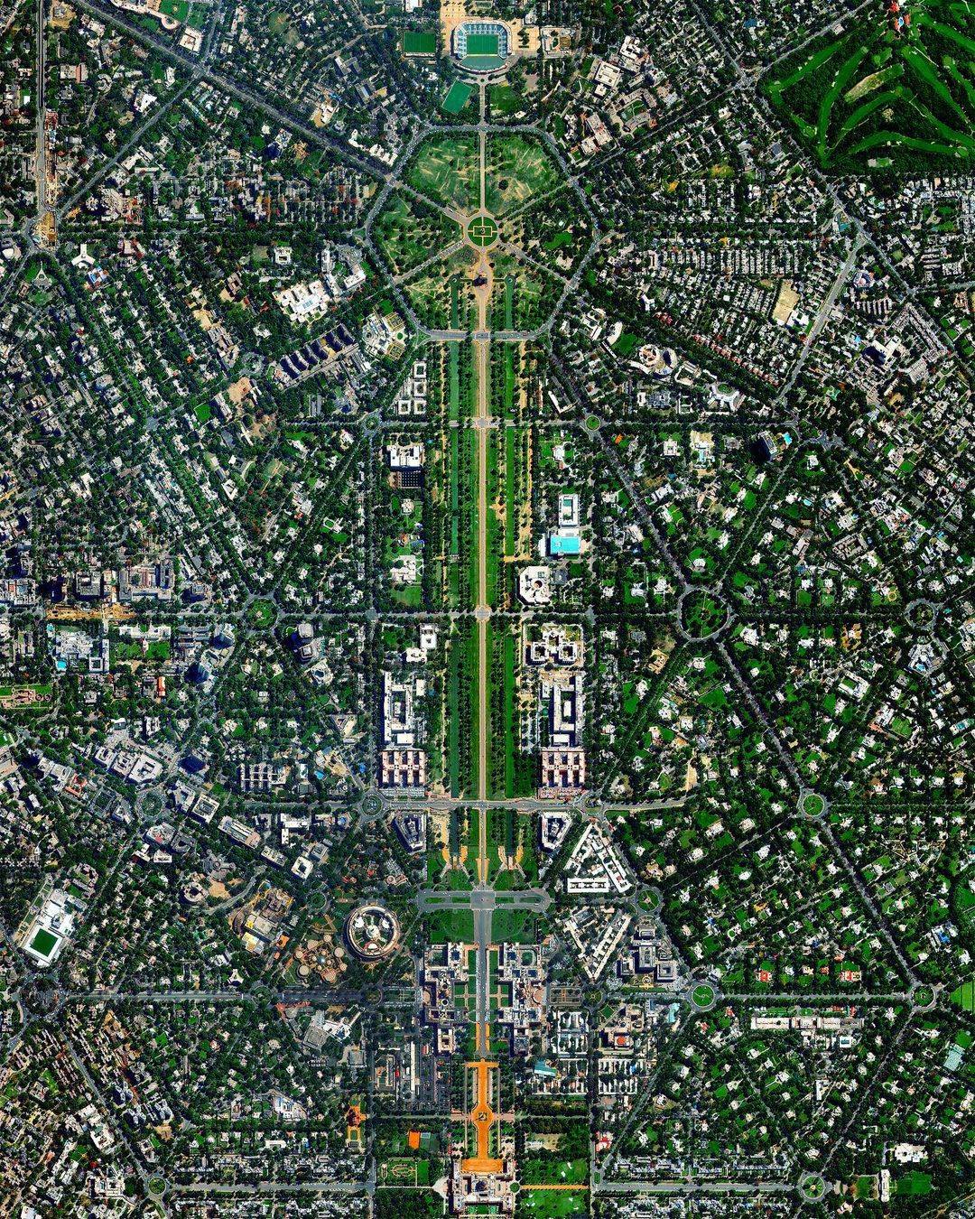 Aerial View of New Delhi, India | Scrolller