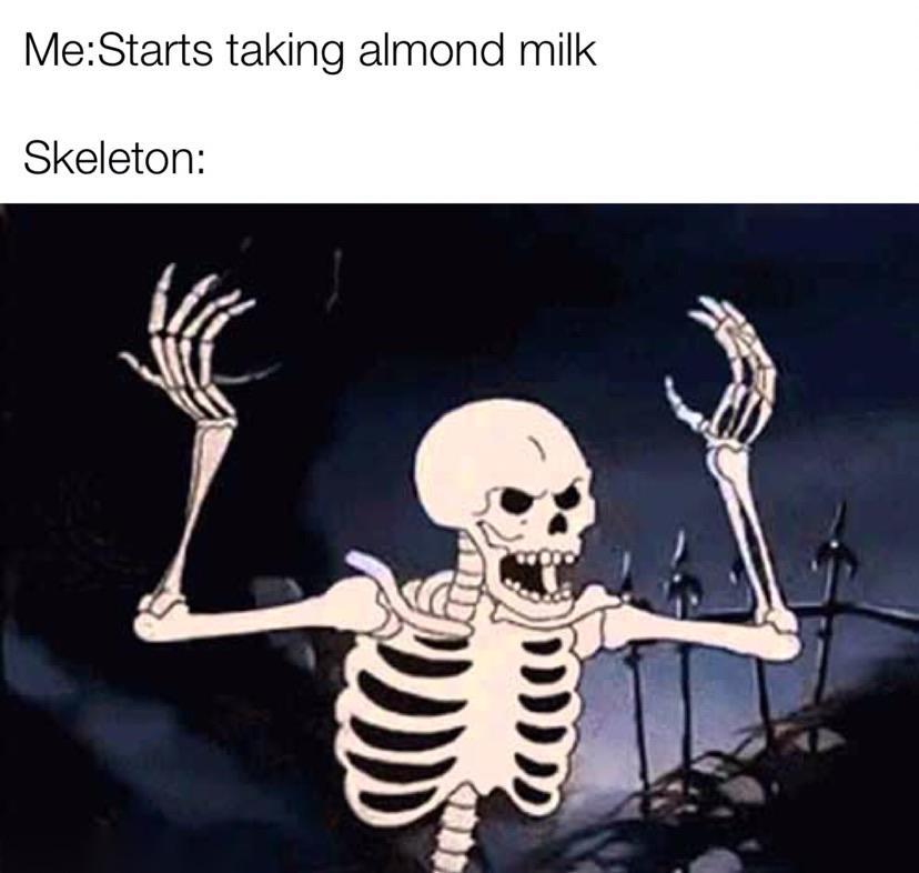 Almond milk has no calcium Scrolller