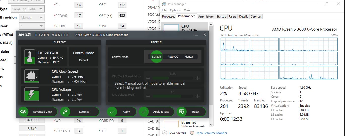 Amd Ryzen Master Says My Cpu Is Running At Mhz While Task Manager Says It S Running At