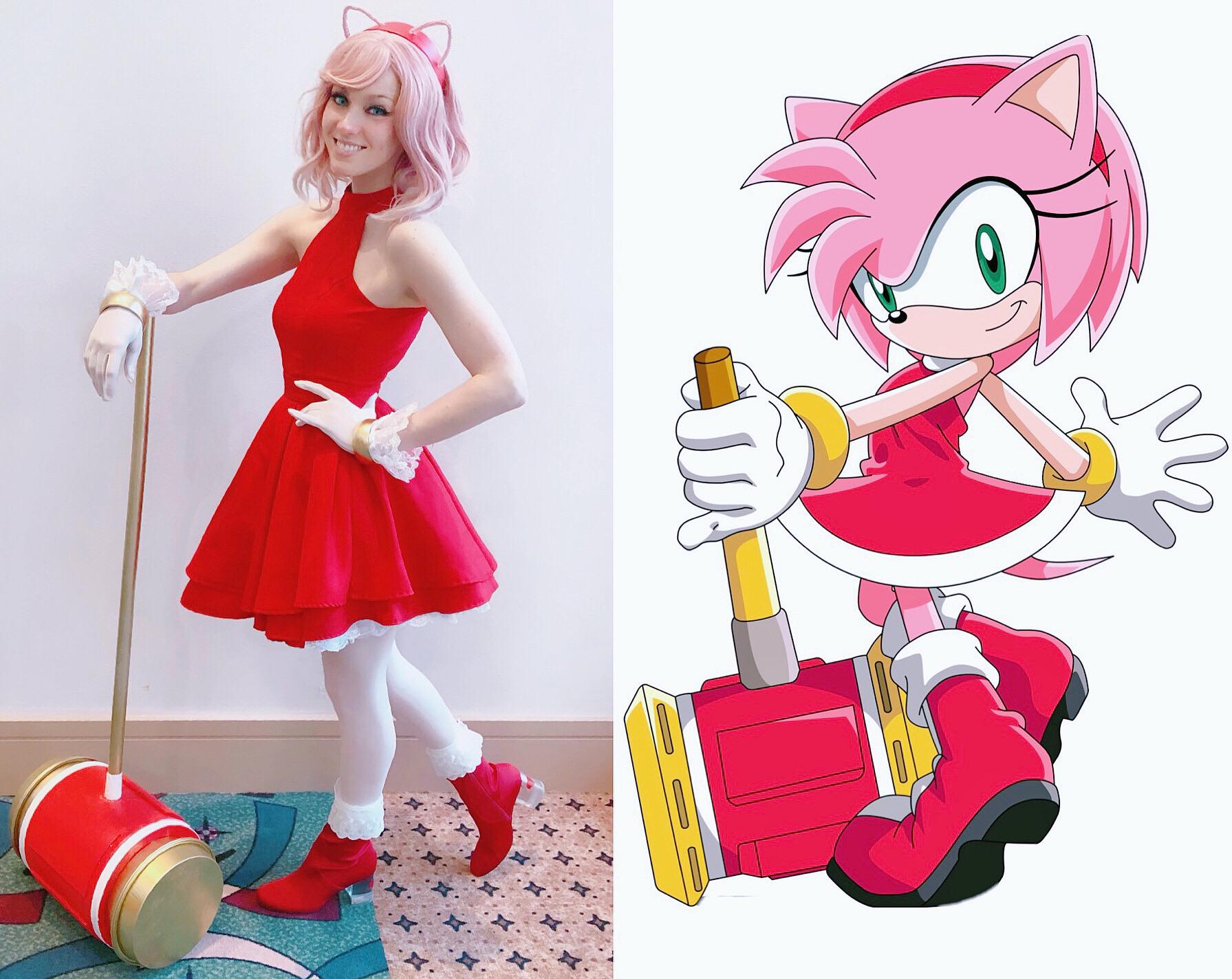 Amy Rose cosplayer Penberly | Scrolller