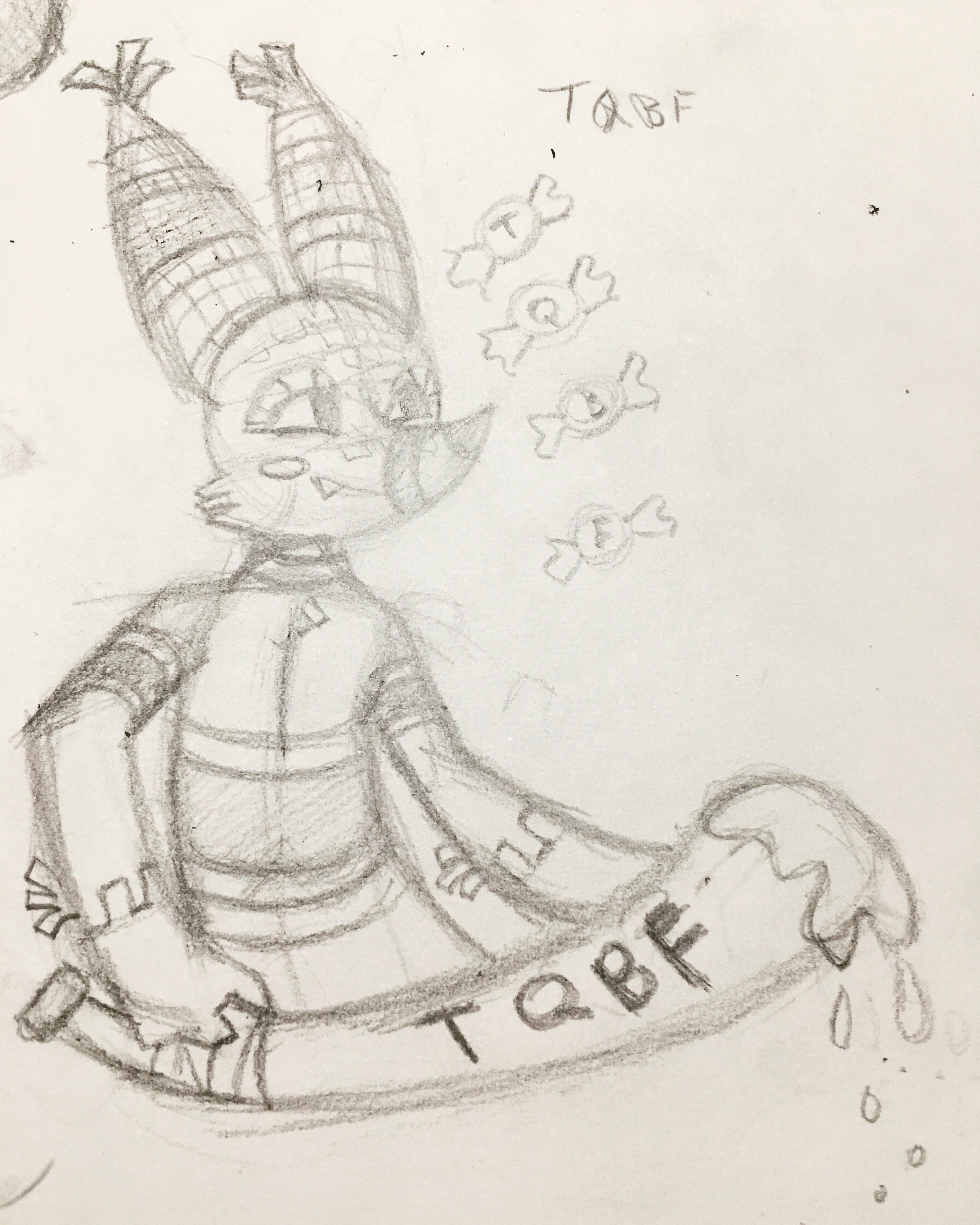 An unfinished sketch I did of TQBF | Scrolller