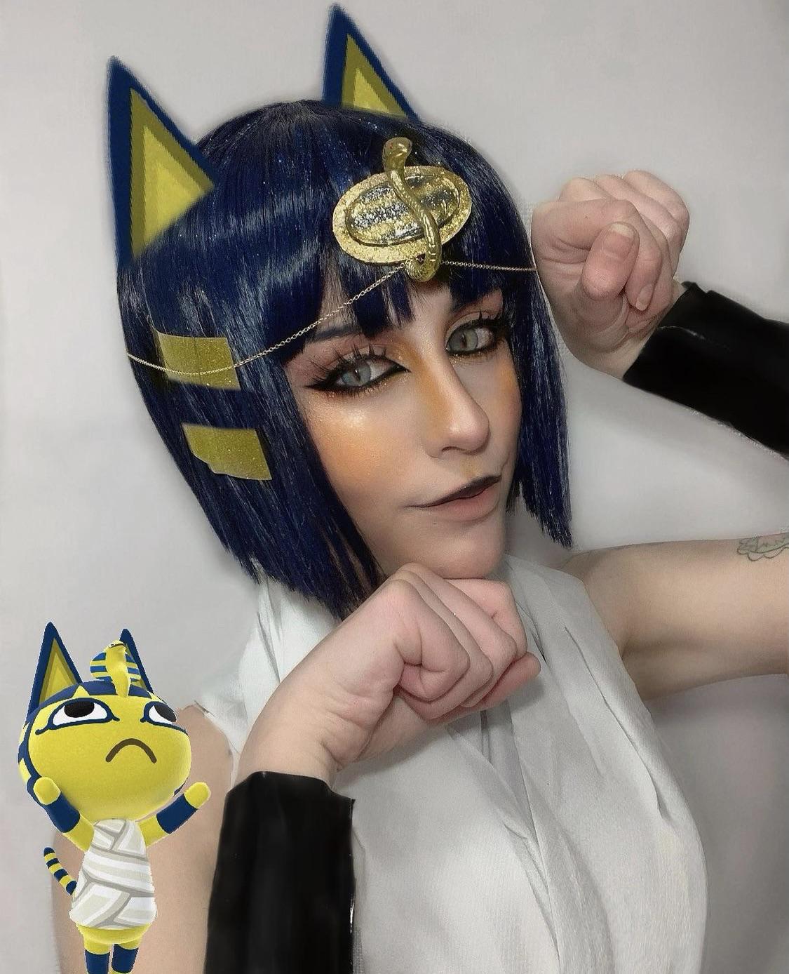 Ankha cosplay makeup by Bruccellati [self] | Scrolller