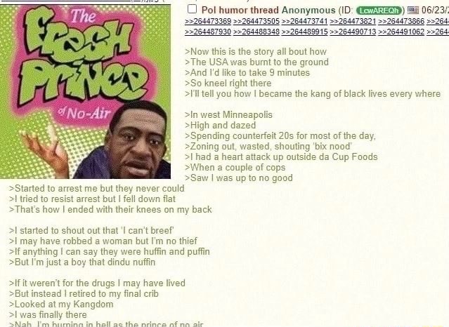 Anon is the fresh prince of no-air | Scrolller