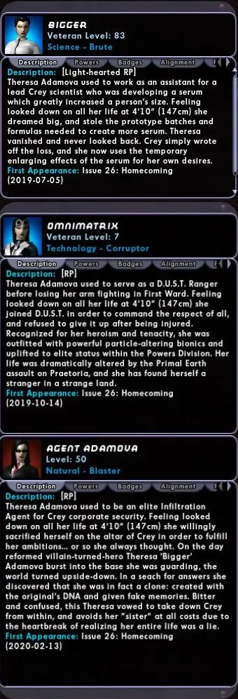 Anyone else make multiple versions of the same character (or personality)?