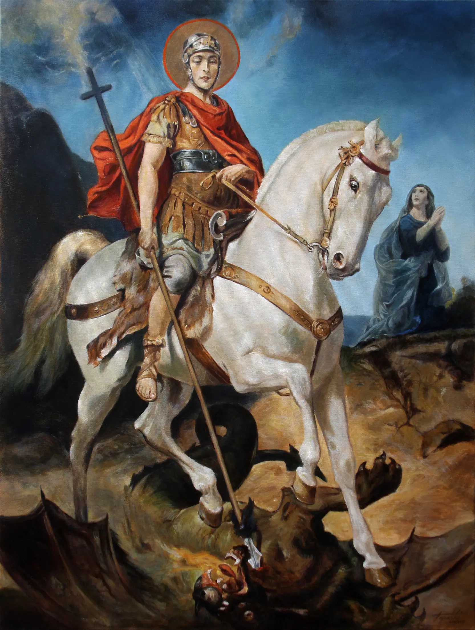 April 23rd is the feast of Saint George “the Great-Martyr” of Lydda ...