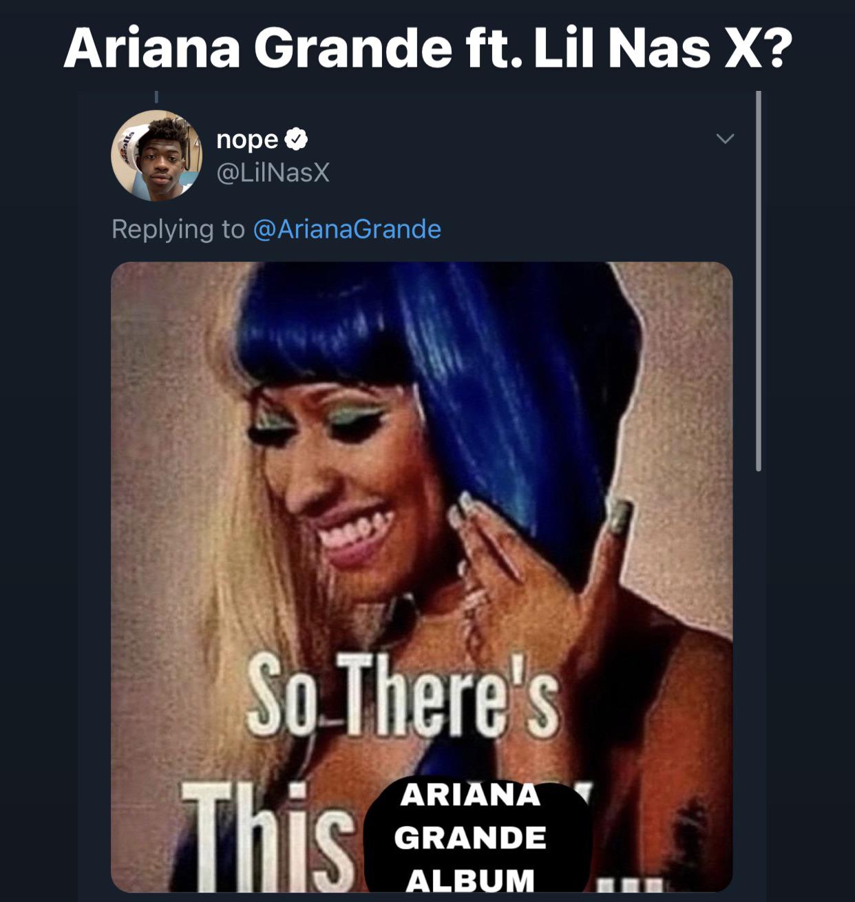 Ariana Grande Ft Lil Nas X Scrolller 6633