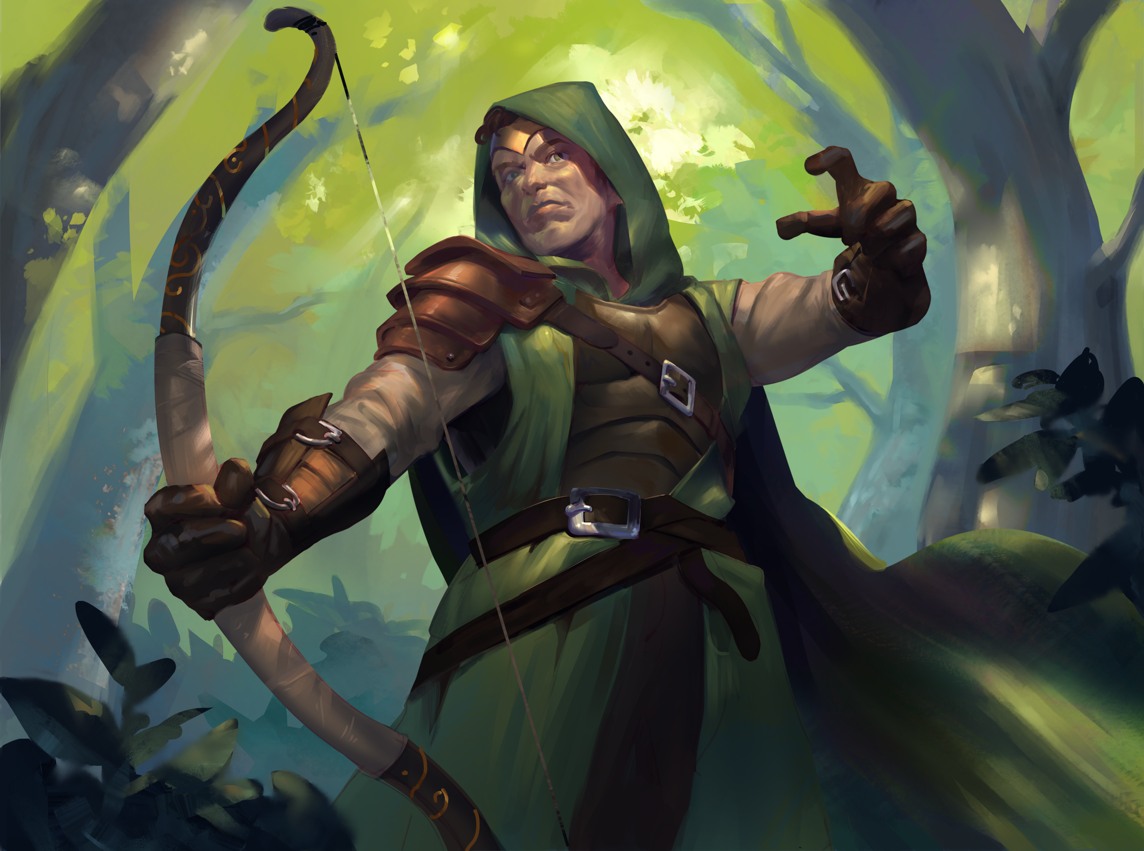 [Art] Wood ranger ,dnd character | Scrolller