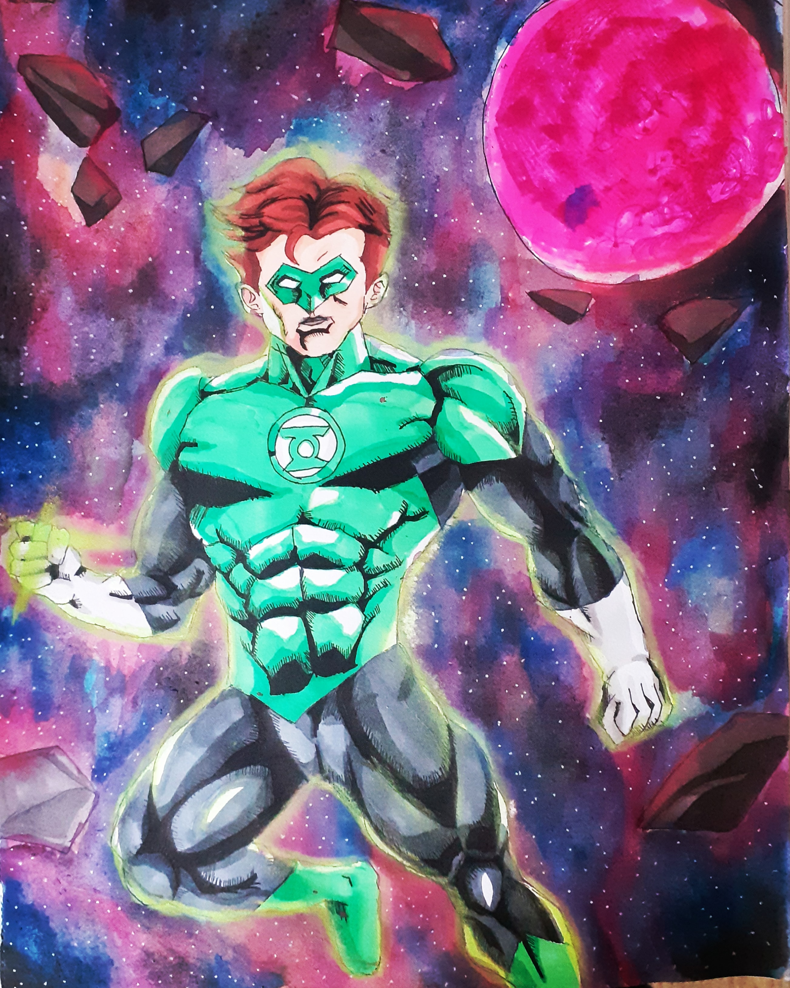 OC Hal Jordan fan art Scrolller