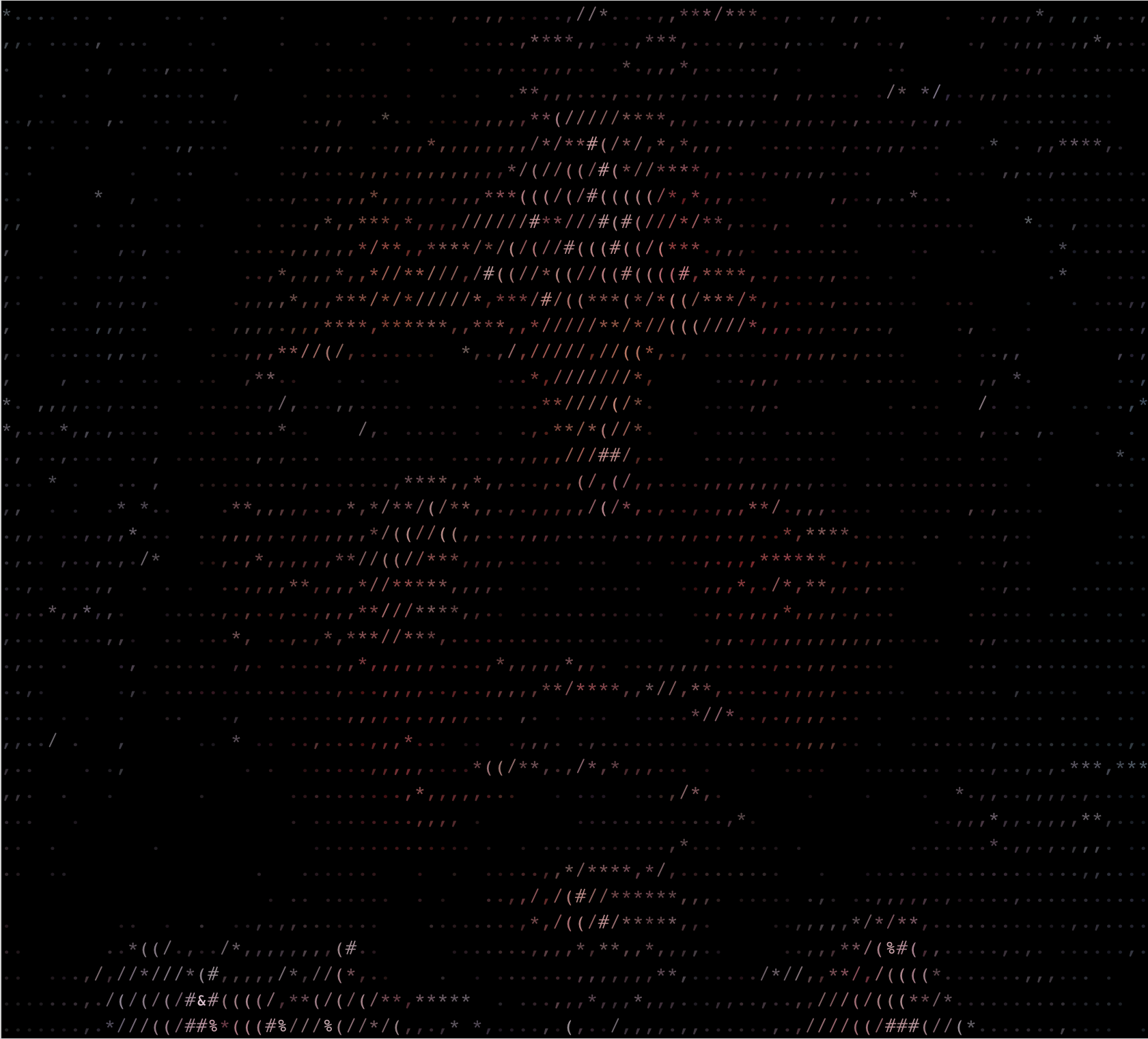 ASCII Art Of Deleted scenes, forgotten dreams | Scrolller