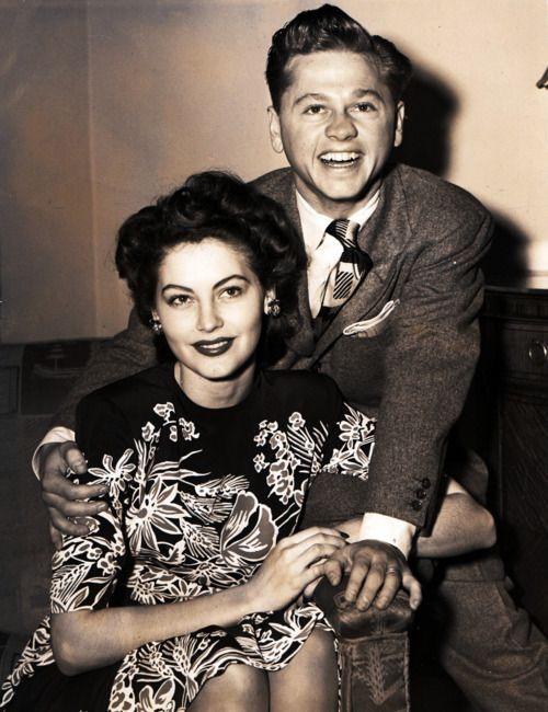 Ava Gardner and Mickey Rooney, 1942 | Scrolller