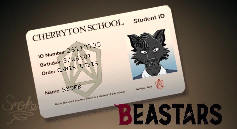 Awesome Beastars School ID By Smokey | Scrolller