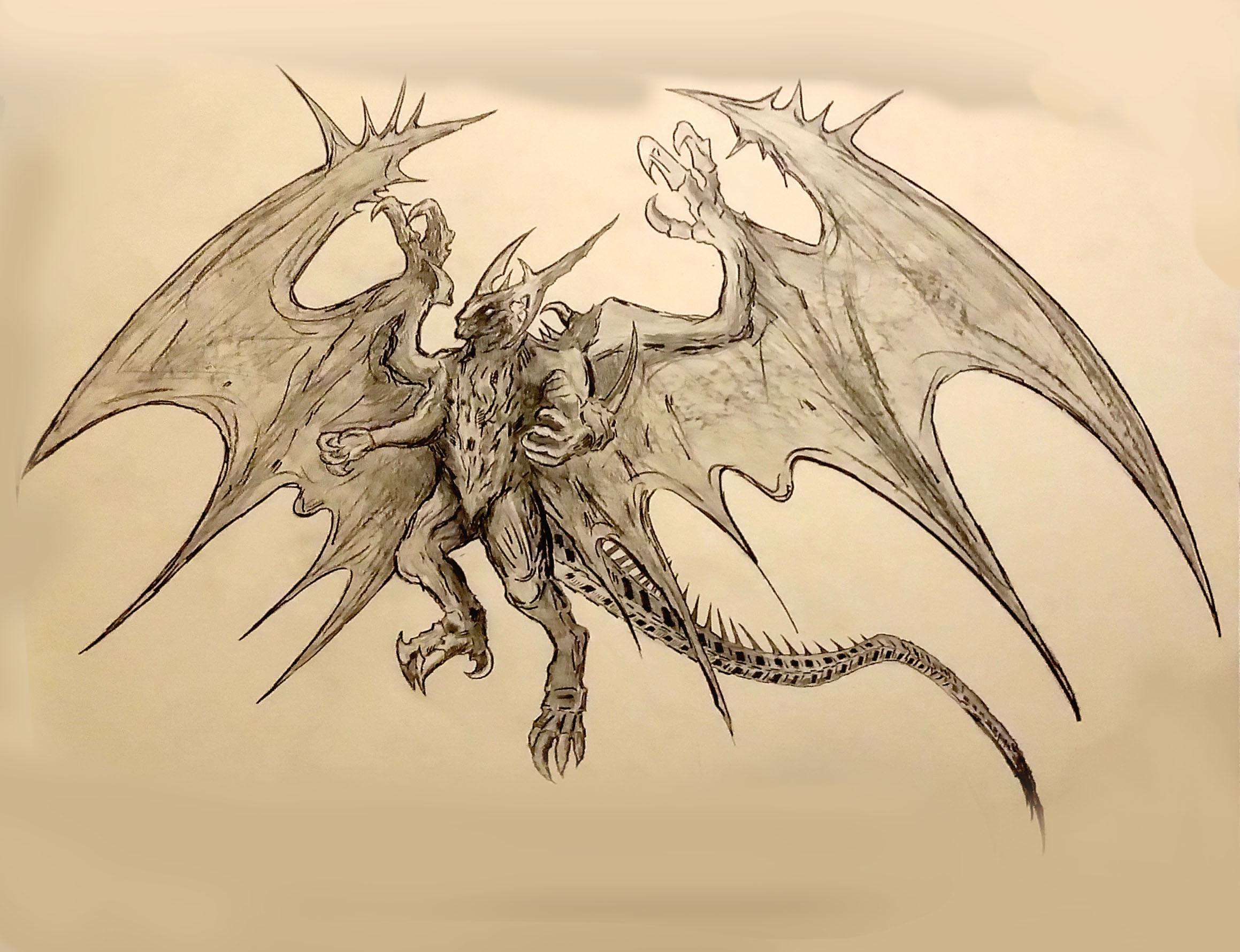 Bahamut drawing | Scrolller