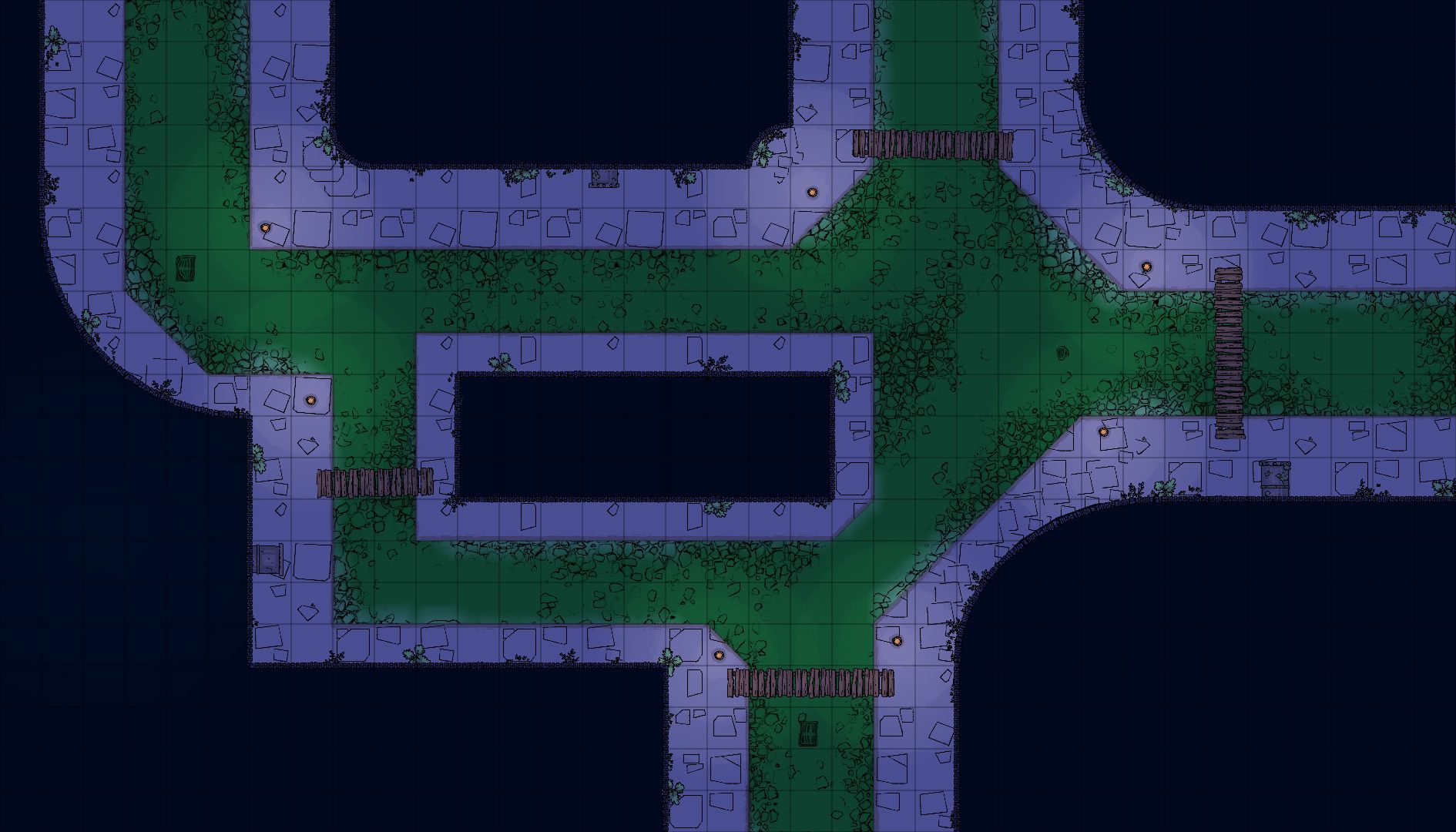 [battlemap] Sewer Battlemap [35 x 20] | Scrolller