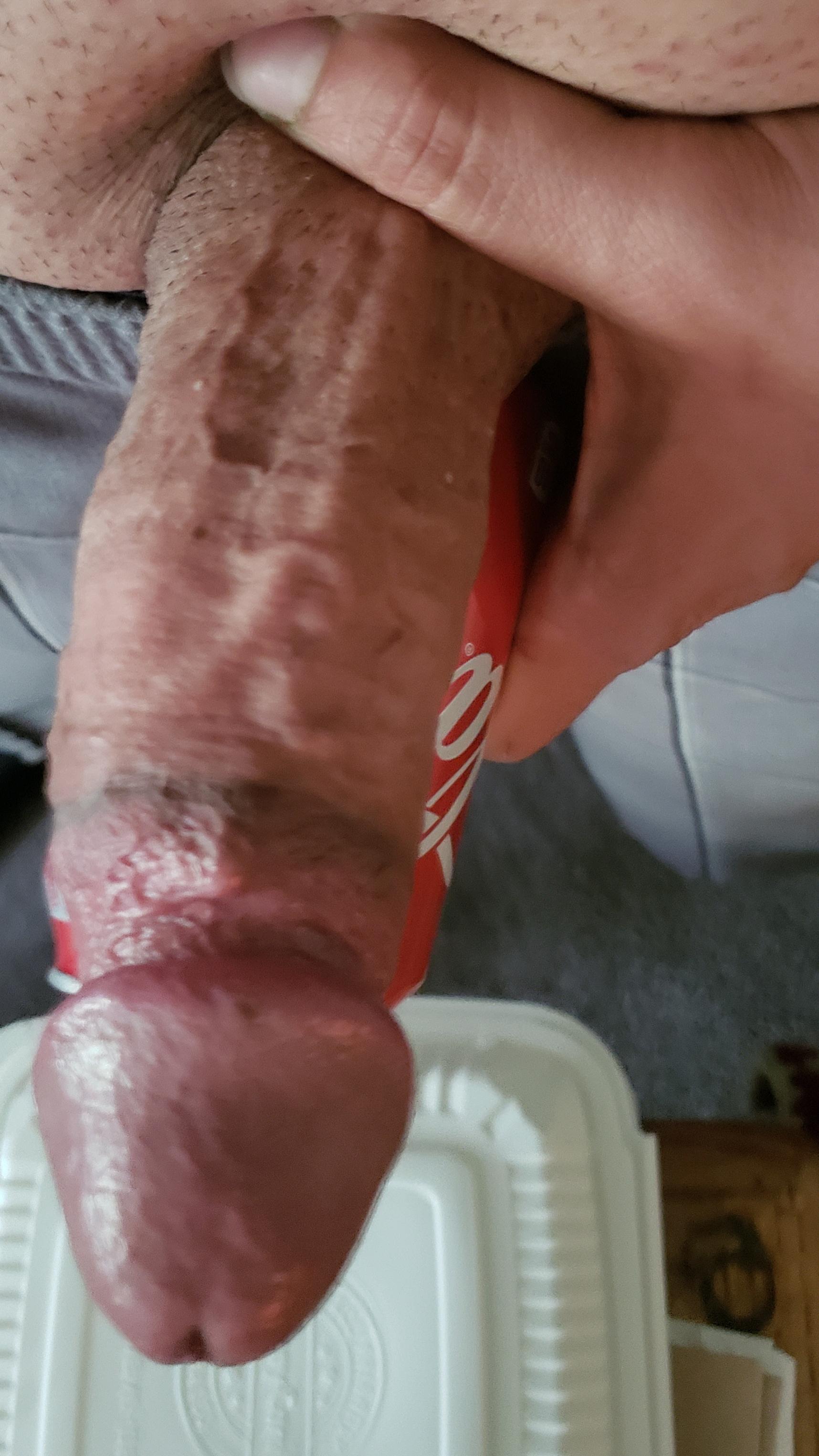 Coke can thick dick porn