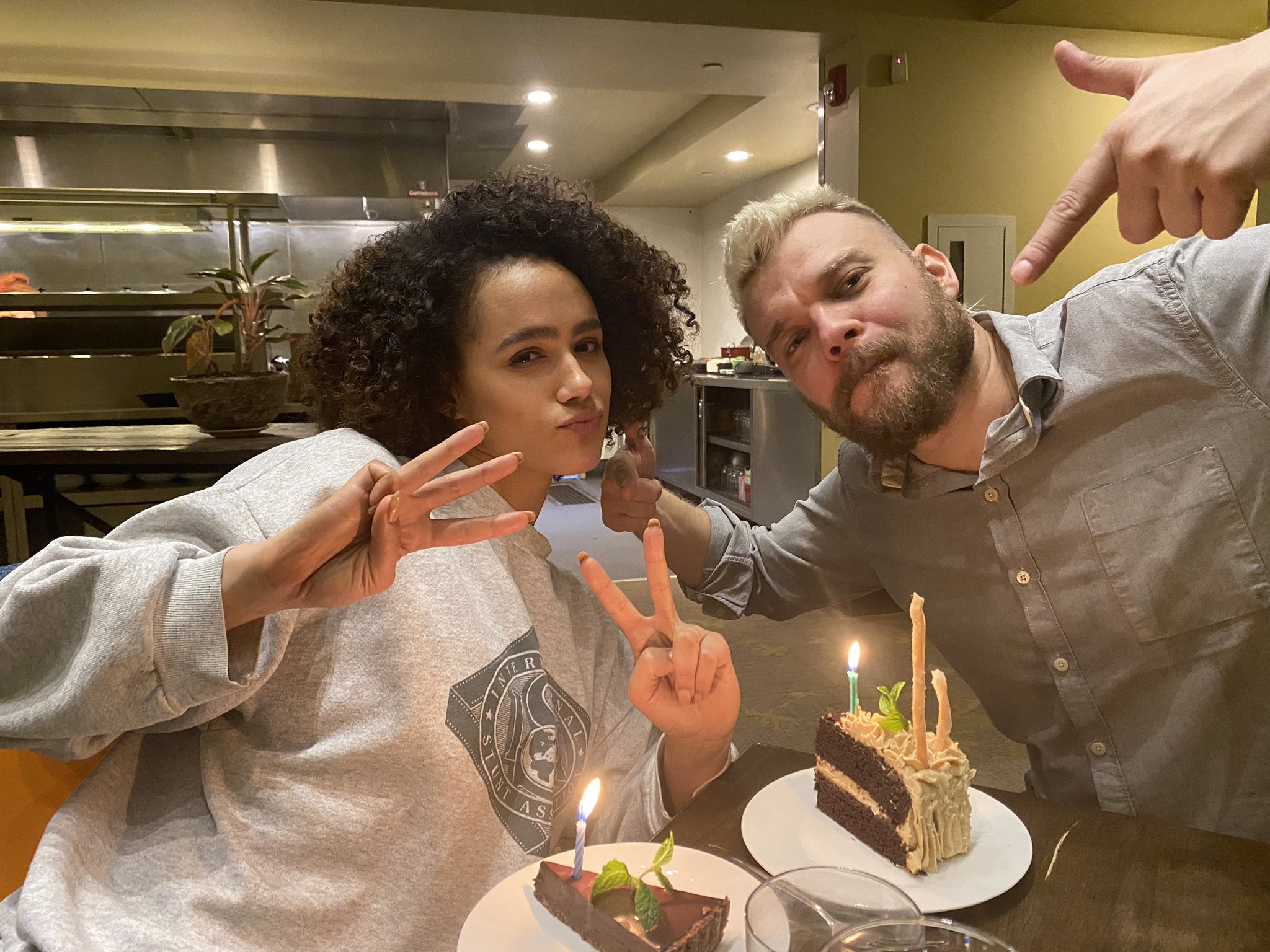 Birthday cake with Pilou Asbæk (a year ago) | Scrolller