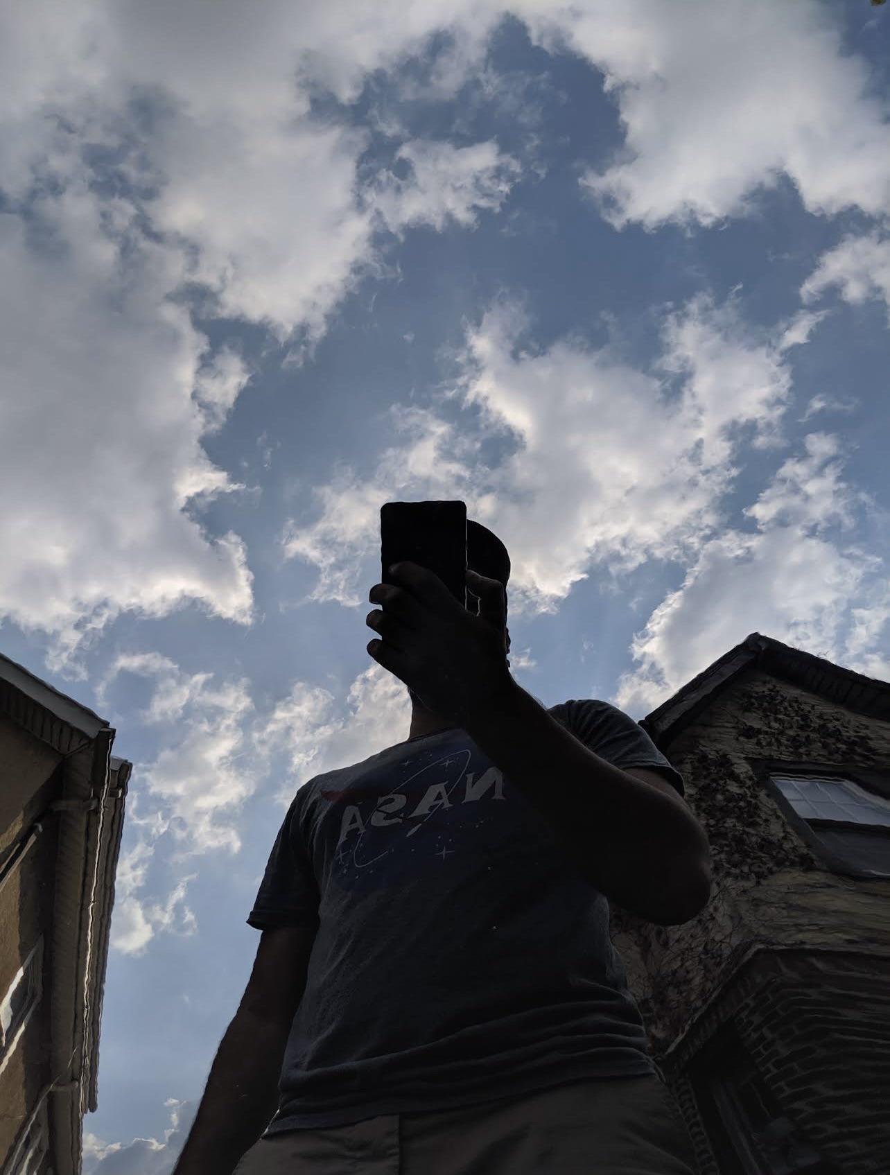 Black car paint looks like a mirror Scrolller