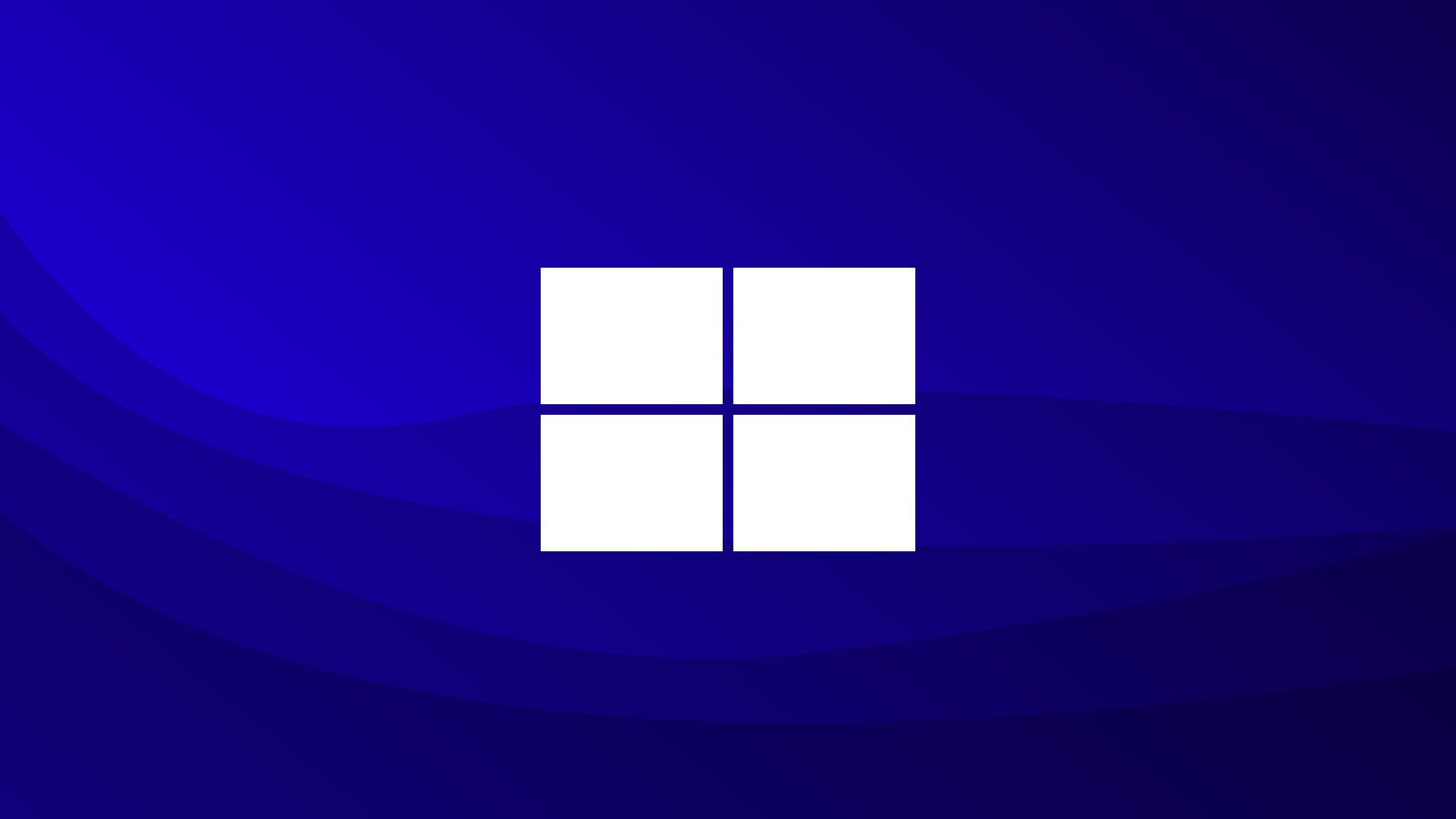 Blue gradient hills wallpaper with windows icon made in Gravit Designer ...