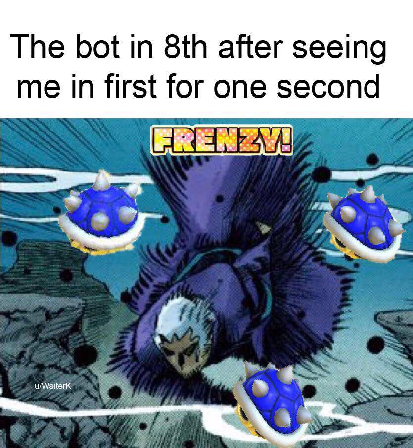 Blue shell incoming! | Scrolller