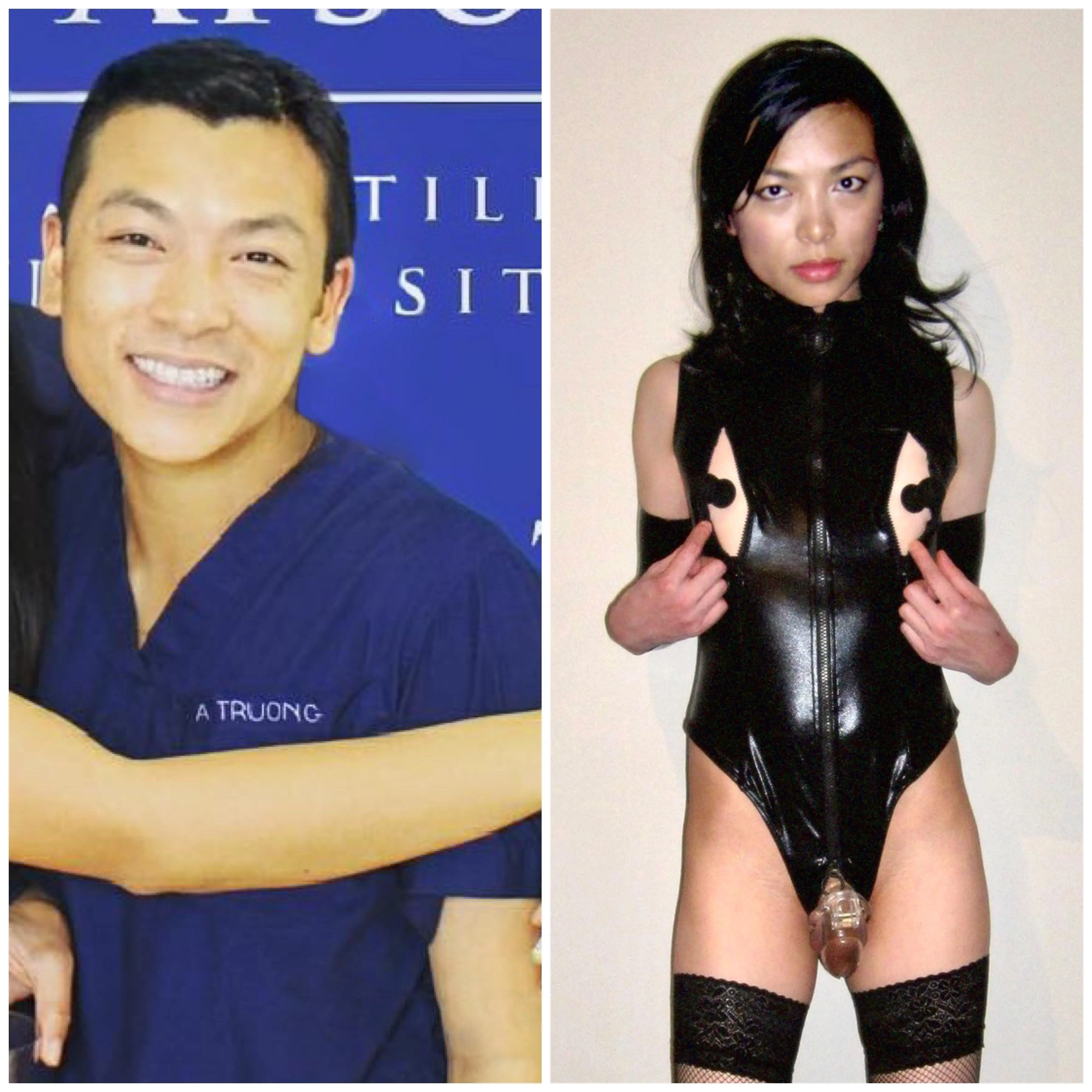 Boy mode/girl mode. When your dentist is secretly a freak 😳