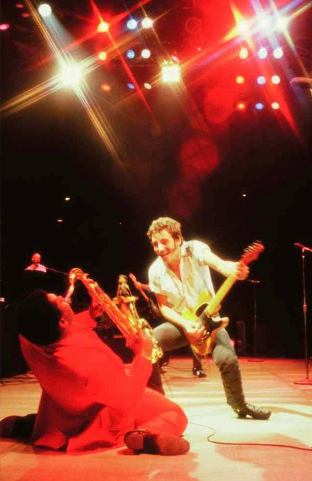 Springsteen Backstage 1981 Bruce Springsteen, Stockholm, 1981, Photo by Jim Marchese | Scrolller