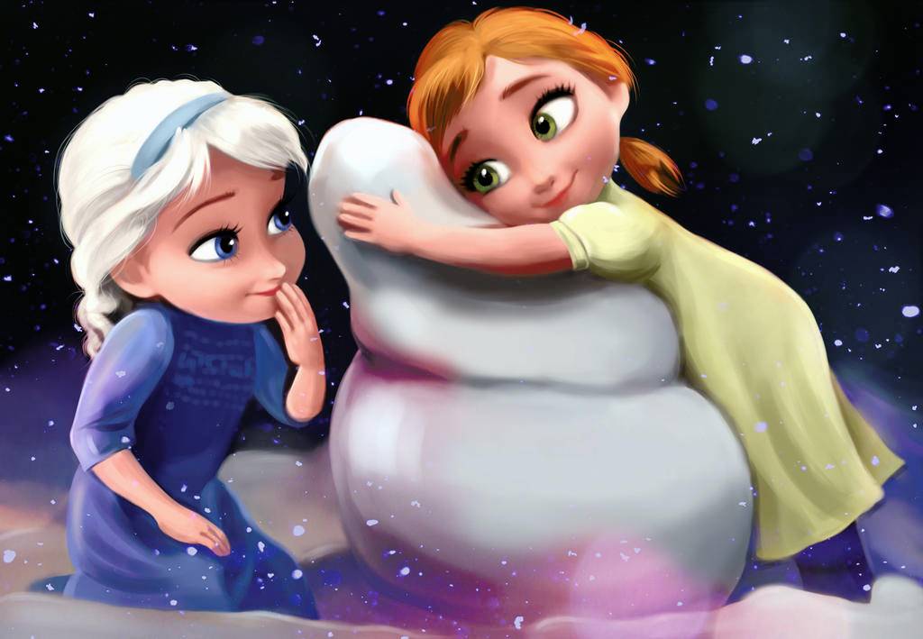 Building Olaf as kids (X-Post from /r/Frozen) | Scrolller