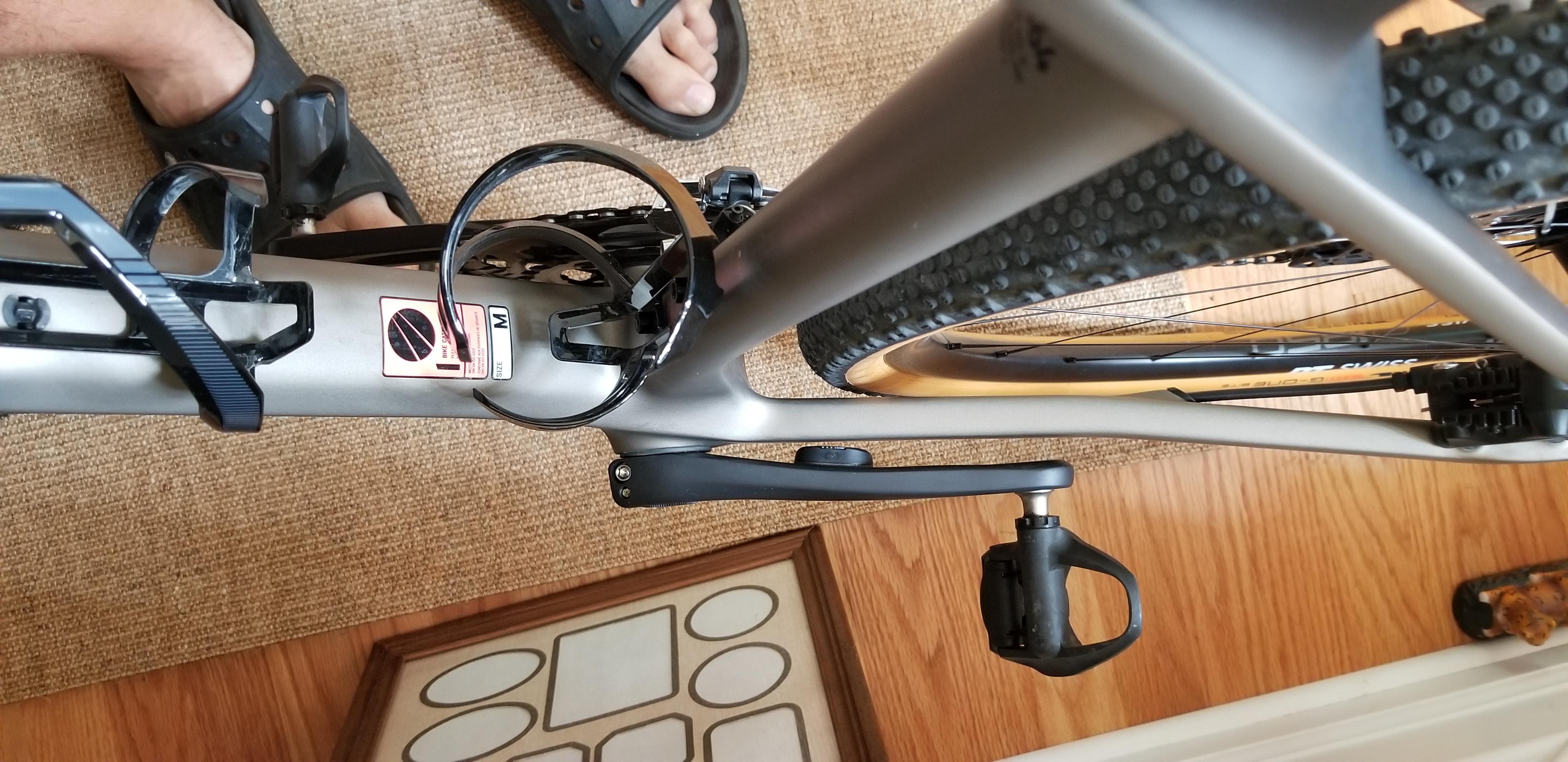 Canyon grail cf s7 with 4iiii power meter crank, works great! Scrolller