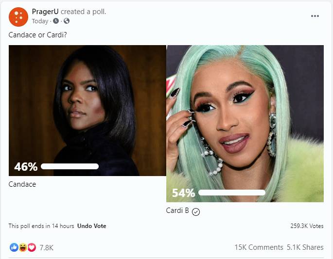 Cardi B Is More Popular Than Candace Owens. | Scrolller