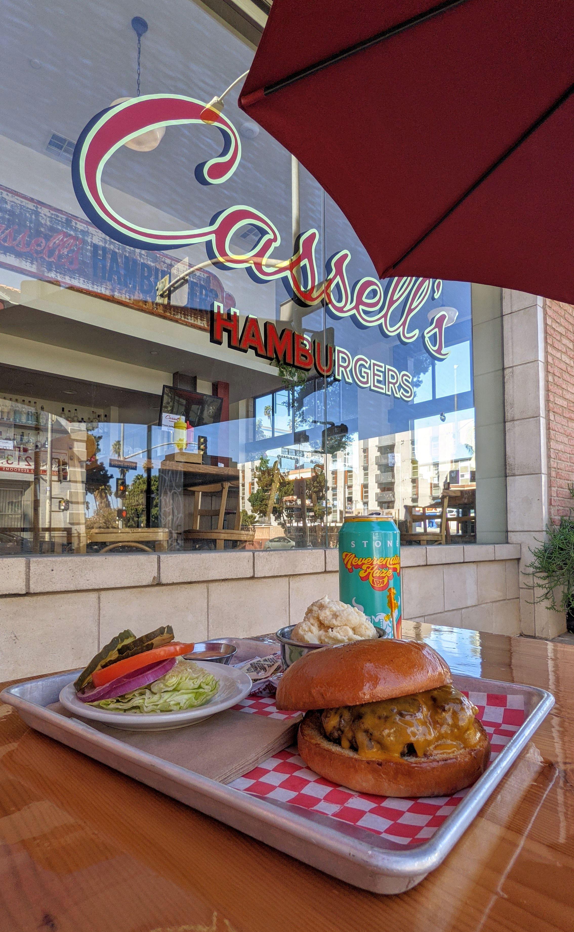 Cassell's Hamburgers the Classic outdoor dining available now