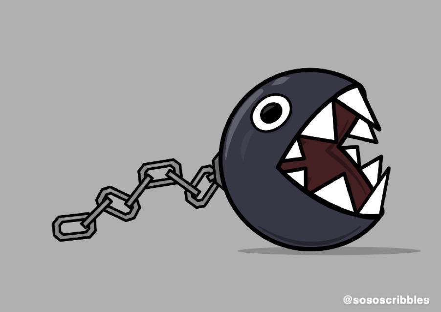 Chain Chomp Scrolller