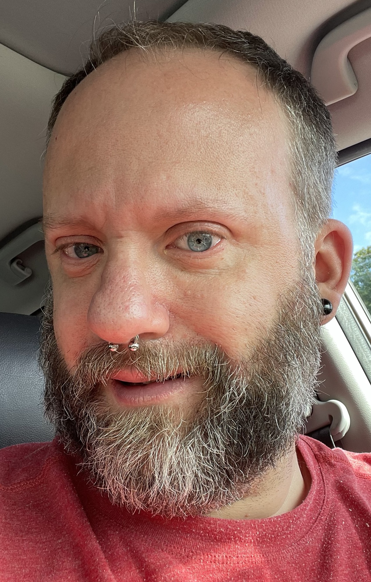 Changed my niobium septum retainer I used for healing and had this 8g ...