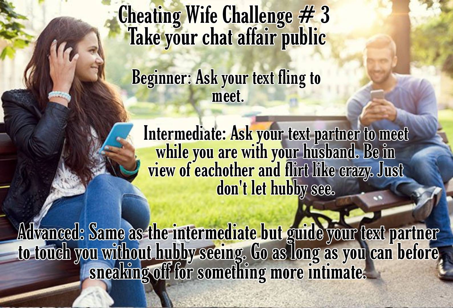 Cheating wife scroller