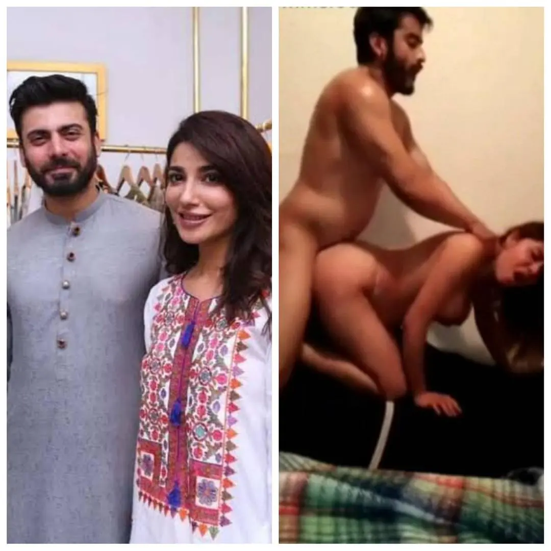 Pakistani actor Fawad Khan and co-star in traditional desi clothing and naked during doggy style sex