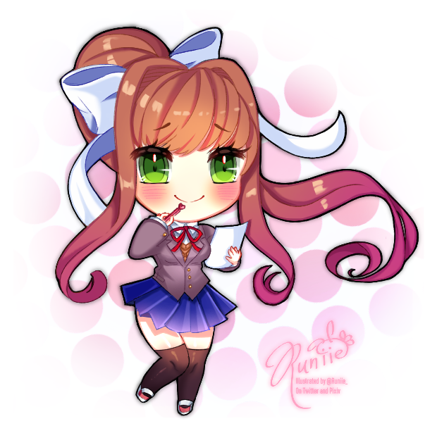 Chibi Monika! | Scrolller